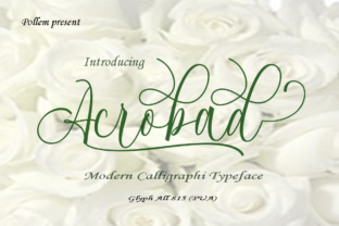Acrobad: A Handwritten Script Font That Feels Like a Quiet Conversation