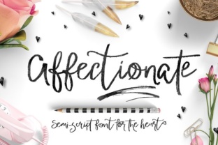Affectionate: A Handcrafted Script Font for Warm Editorial Moments