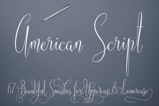 American Script Font for Handmade Labels & Printables