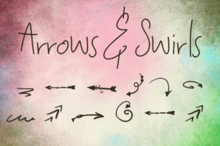 Arrows and Swirls: A Handcrafted Dingbat Font for Distinctive Web Typography