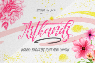 Arthands: A Script Handwritten Typeface That Feels Like a Thoughtful Pause