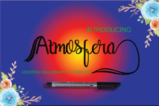 Atmosfera: A Handwritten Font That Feels Like Your Best Craft Project