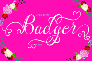 Badger: A Modern Handwritten Typeface for Digital Warmth