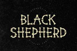 Black Shepherd: A Decorative Font for Bold Editorial Impact