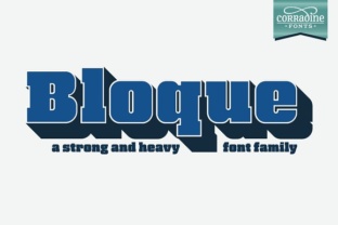 Bloque Family: A Heavy Slab Typeface Built for Scroll-Stopping Impact