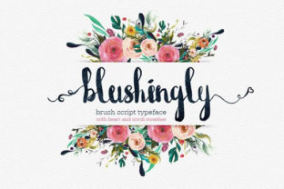 Blushingly: A Handcrafted Script Font for Warm, Human Digital Brands