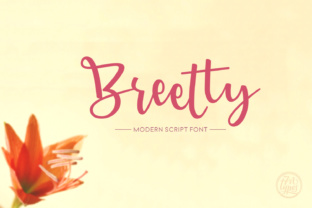 Breetty: A Playful Script Font That Feels Like Hand-Drawn Charm