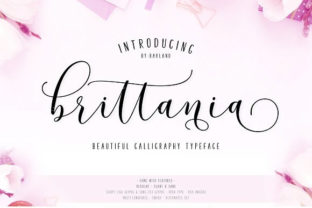 Brittania: A Modern Calligraphy Typeface for Thoughtful Editorial Design