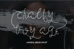 Chalky Voyage: A Script Handwritten Font That Elevates Real Small Business Branding