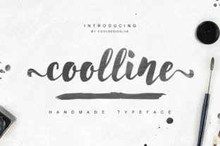 Coolline: A Handwritten Brush Font That Elevates Digital Branding