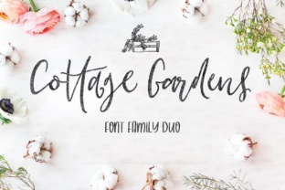Cottage Gardens: A Script Handwritten Font That Feels Like a Campaign Secret