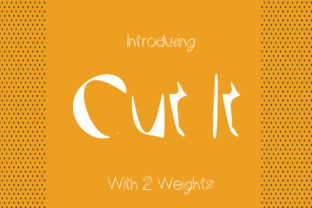Cut It: A Decorative Font That Cuts Through the Noise