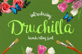 Druchilla: A Handwritten Font That Feels Like a Real Signature