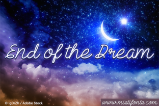 End of the Dream: A Thoughtful Script Font for Editorial Design