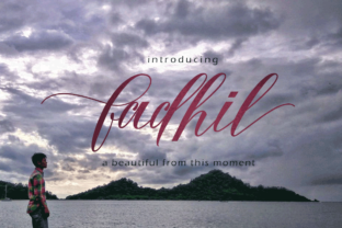 Fadhil: A Handmade Script Font That Feels Like a Campaign Secret