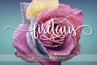 Firdaus: A Handmade Script Font for Editorial Warmth