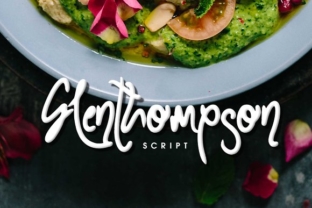 Glenthompson: A Handcrafted Script Font That Feels Like Home