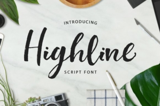 Highline: A Script Handwritten Font That Earns Its Place in Real Campaigns