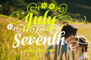 July Seventh Italic: A Handwritten Script Font That Feels Like a Signature