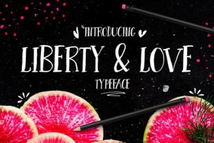 Liberty Love: A Script Handwritten Font That Feels Like a Thoughtful Pause