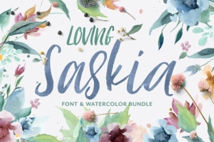 Loving Saskia: A Script Handwritten Font That Builds Trust