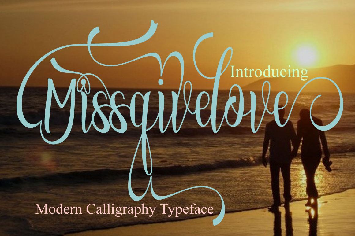 Missgivelove: A Polished Handwritten Font for Small Business Branding