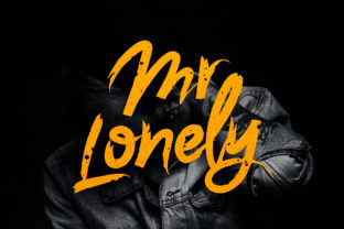 Mr. Lonely: A Handmade Brush Font That Feels Human