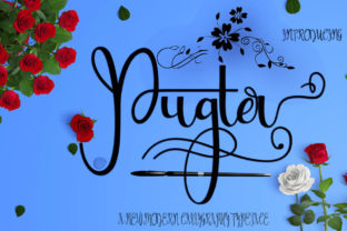 Pugter: A Warm, Authentic Handwritten Typeface for Real Branding
