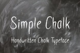 Simple Chalk: A Warm, Hand-Drawn Typeface for Real Handmade Goods