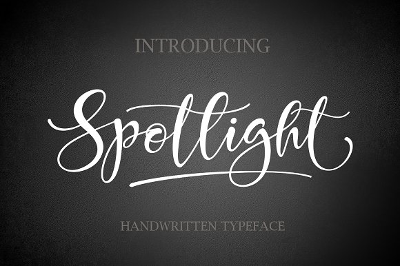 Spotlight: A Hand-Painted Script Font That Flows Like Ink on Paper