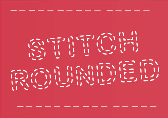Stitch Rounded: A Friendly, Handcrafted Typeface for Makers