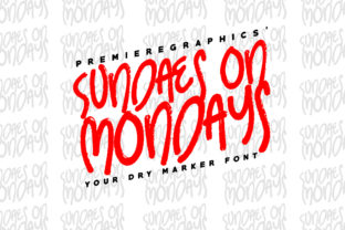 Sundaes on Mondays: A Playful Script Typeface for Thoughtful Design