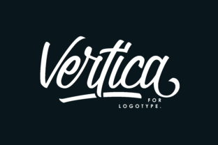 Vertica: A Hand-Painted Script Font That Stops the Scroll