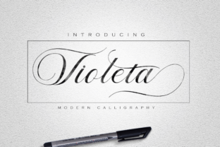 Violeta: A Modern Calligraphy Typeface That Elevates Real Business Branding