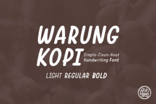 Warung Kopi: A Playful Handwritten Font for Handmade Charm