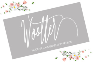 Wootter: A Modern Calligraphy Font for Digital Branding
